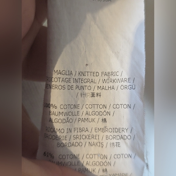 Max Mara cream floral embroidery jumper size - Picture 7 of 9